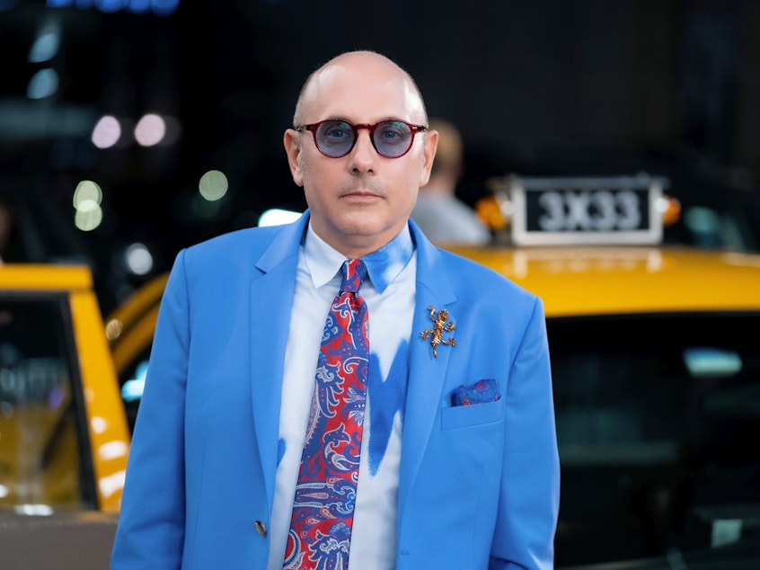 caption: In this undated photo provided by HBO, actor Willie Garson appears as Stanford Blatch in "And Just Like That." Garson, who played Stanford Blatch, on TV's "Sex and the City" and its movie sequels, has died, his son announced Tuesday, Sept. 21, 2021. He was 57.