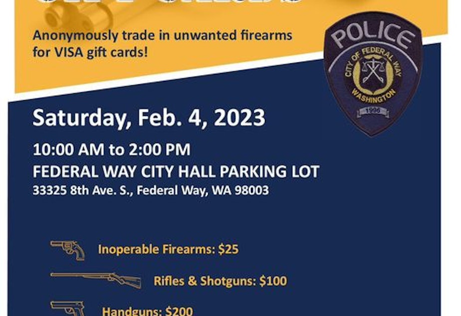 federal way guns for gift cards