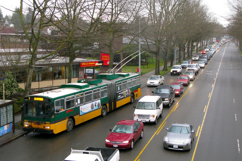 caption: Public transportation has been a hot topic in the Washington State Legislature.